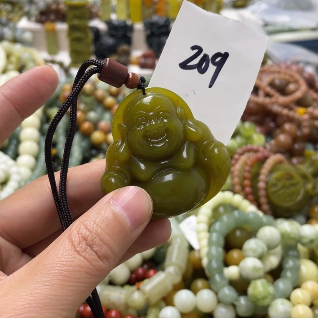 蛇纹石玉手链未镶嵌