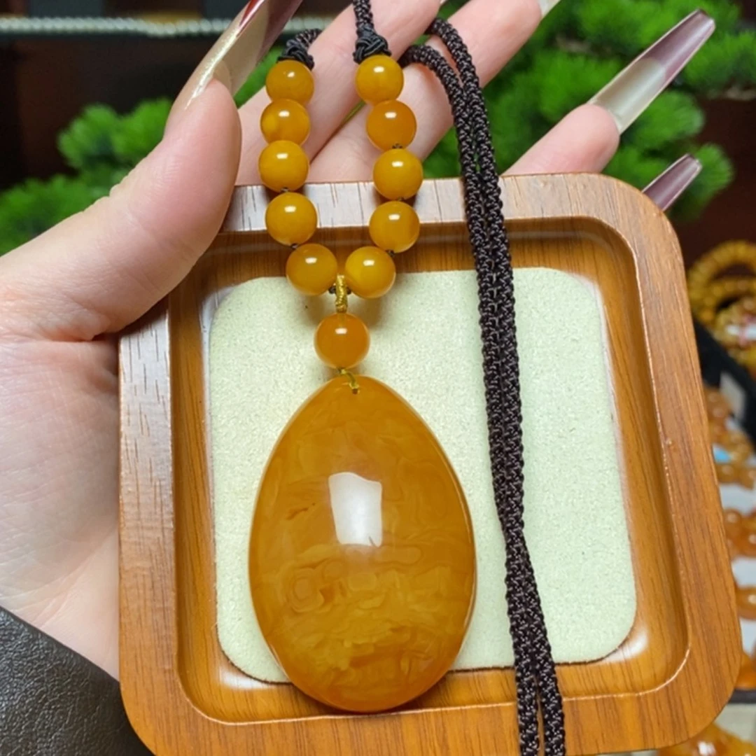 【闪购商品】蜜蜡颈饰未镶嵌项链