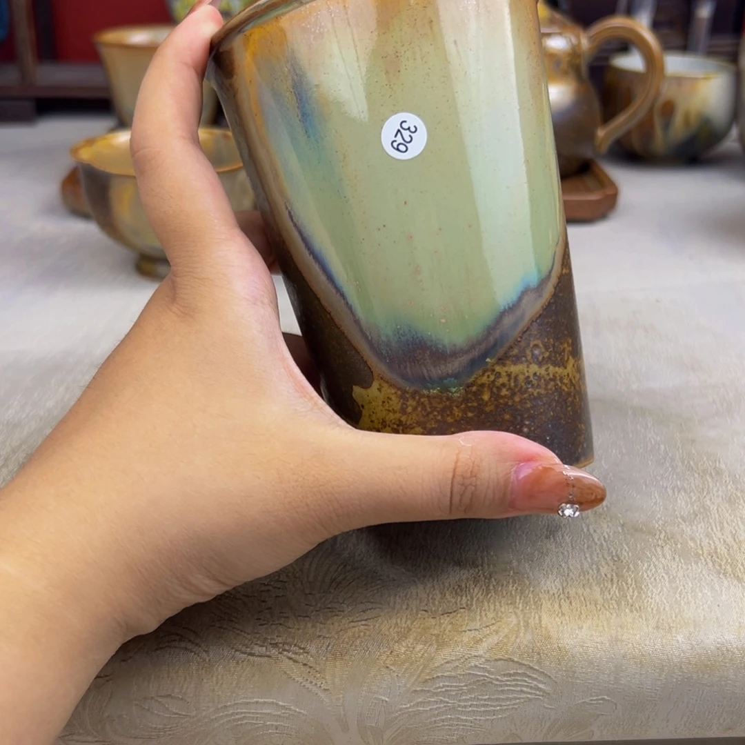 杯纯手工柴烧主人杯