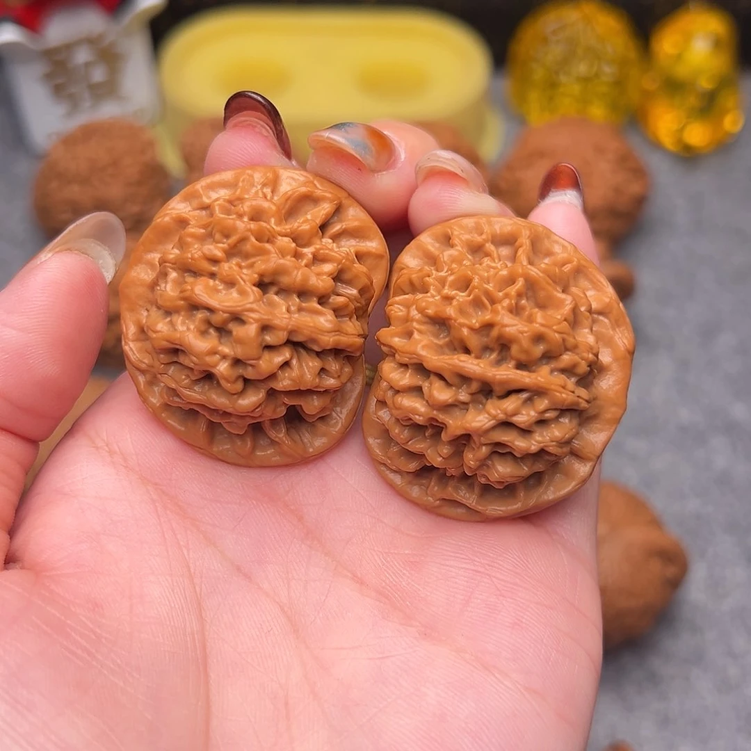 把件文玩核桃毕业精品精配奶油腊皮秦闷40全品绝配