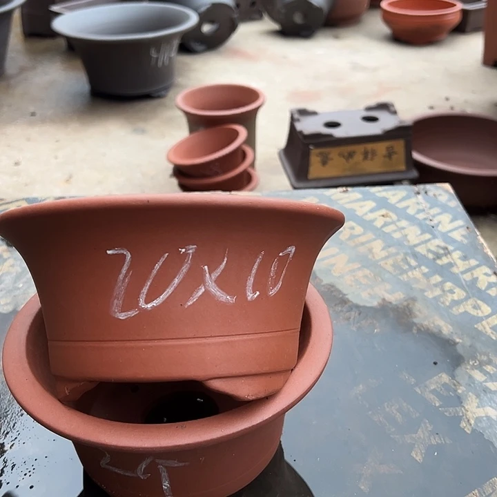 紫砂花盆透气花盆