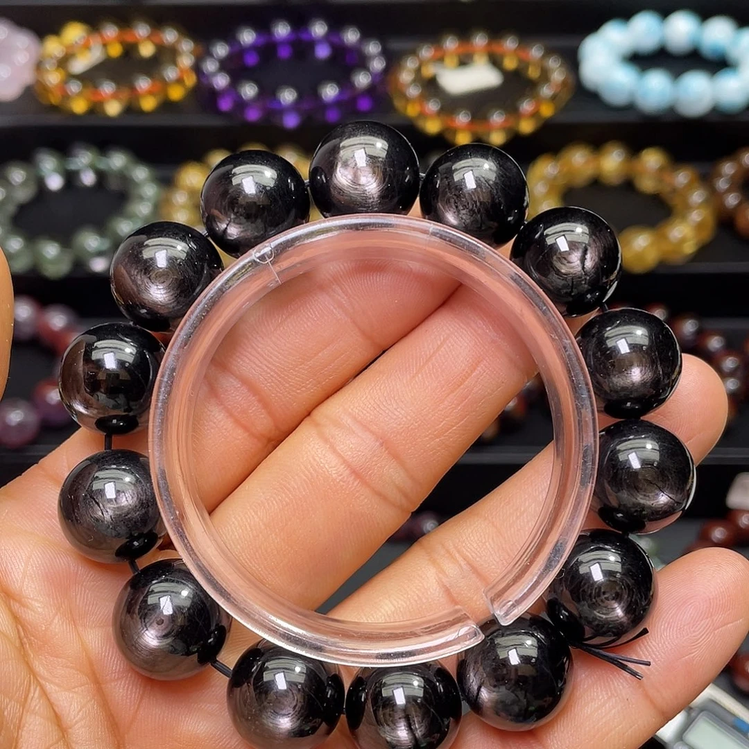 未镶嵌辉石手链金运石15+m