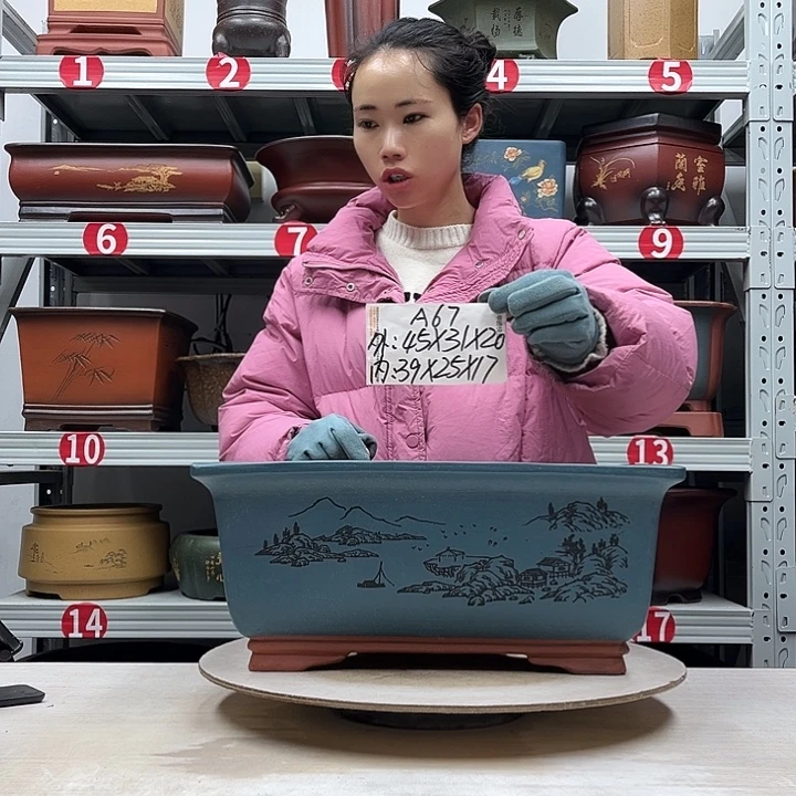 紫砂花盆紫砂花盆