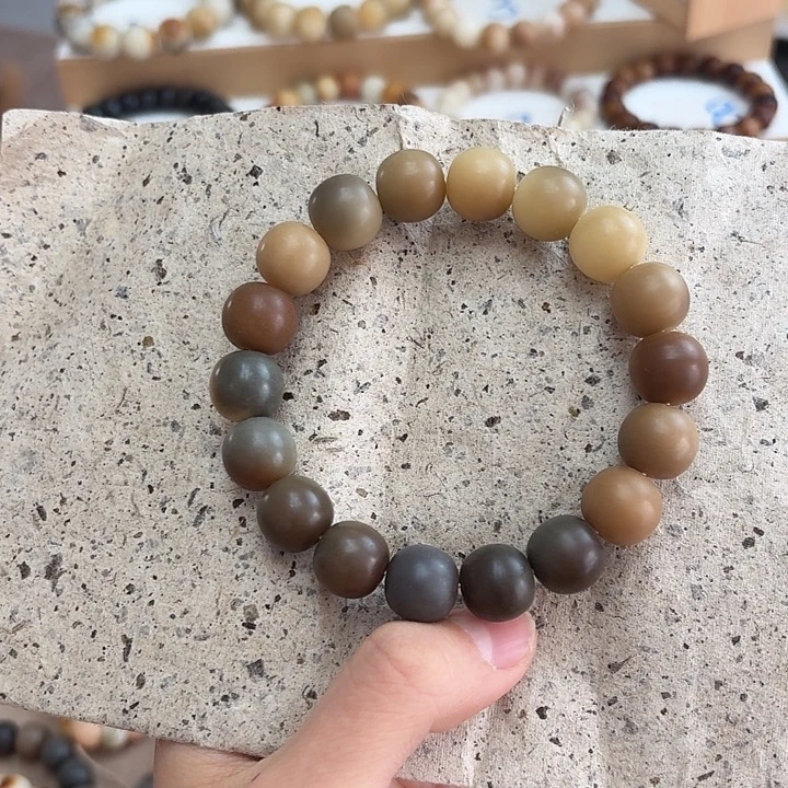 手串菩提根/象牙果卡14干磨苹果珠