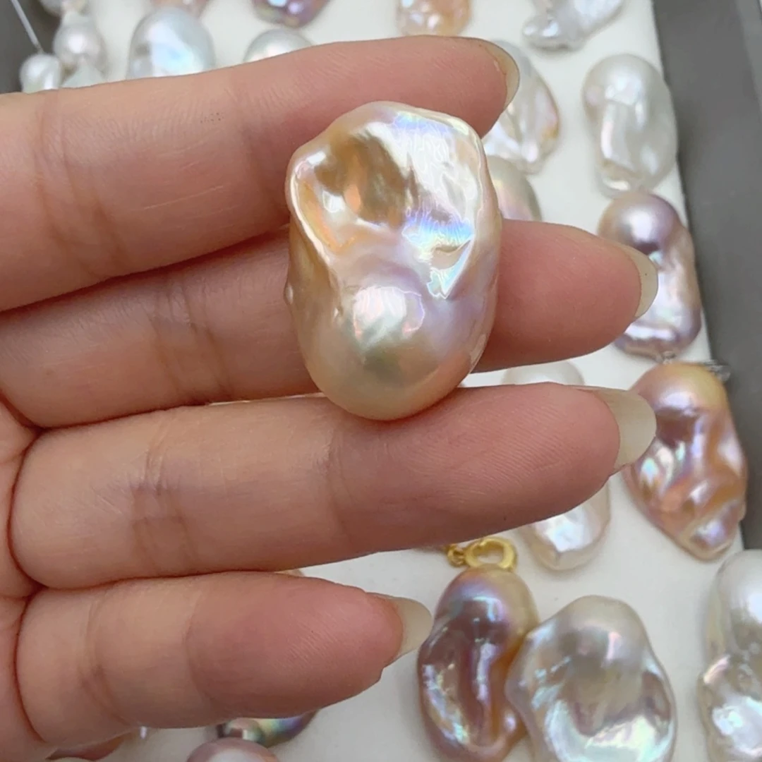 淡水珍珠未镶嵌吊坠(不含链)不退不换