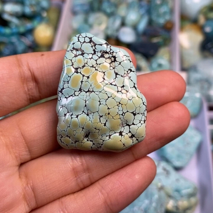 绿松石未镶嵌颈饰