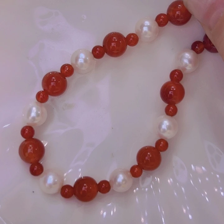 淡水珍珠手绳合金