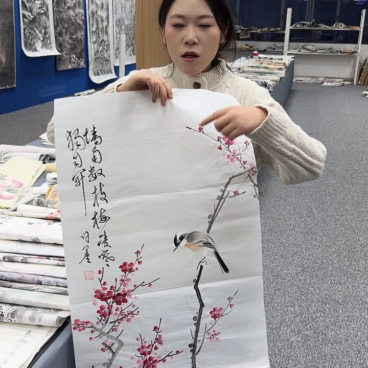 国画纯手绘字画作品展