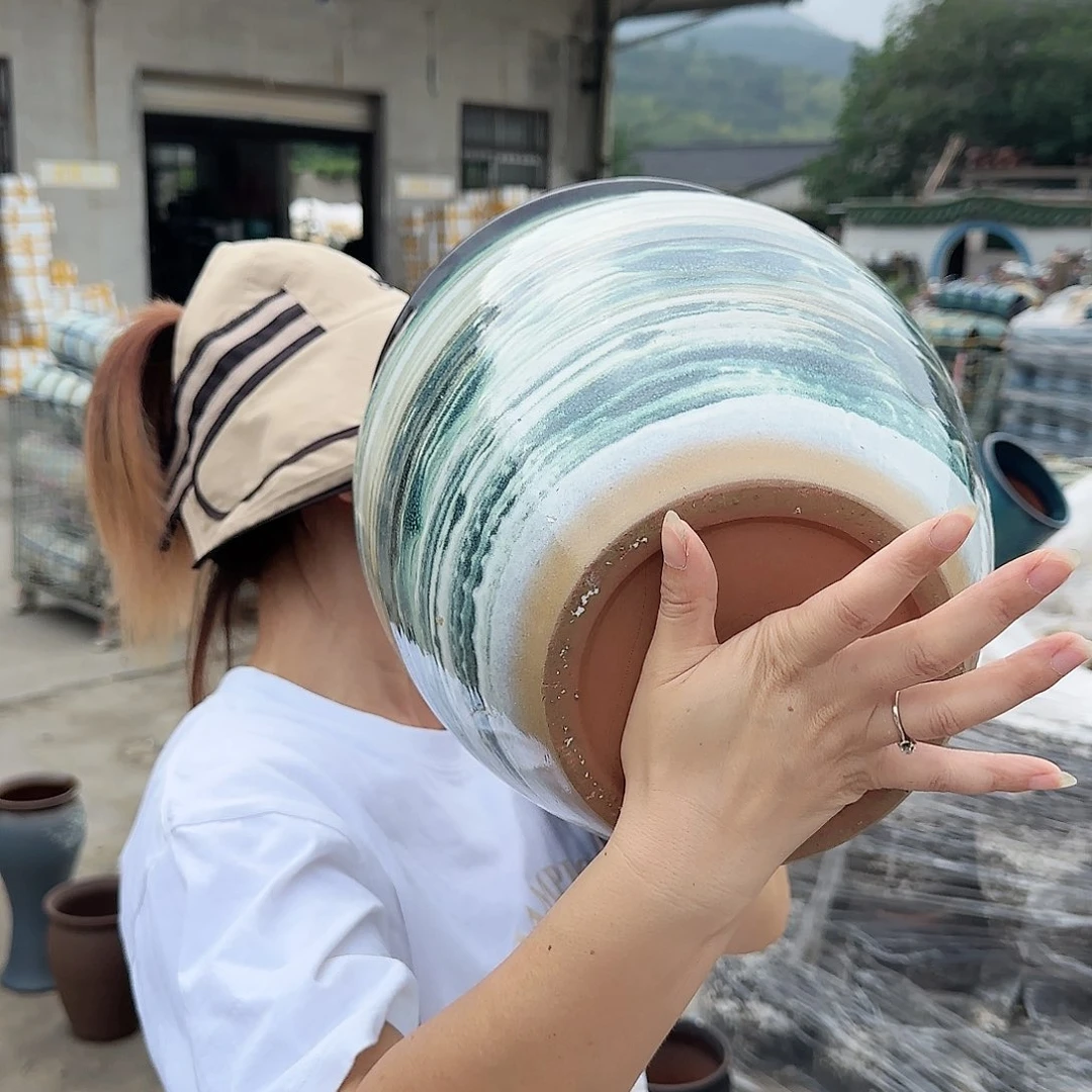 花盆紫砂王嫂花盆0925-113高31口27
