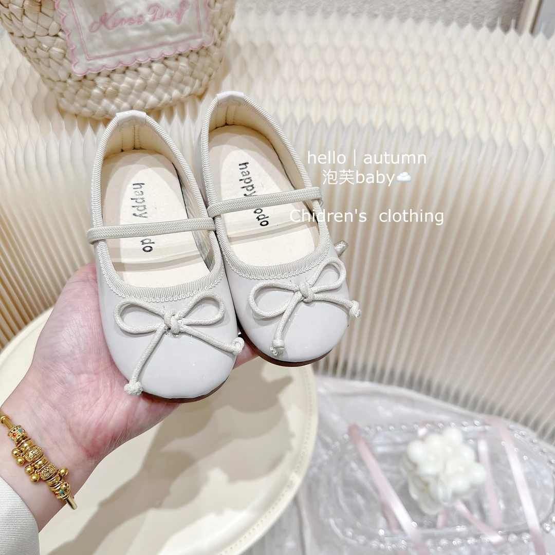 韩系女童小皮鞋2025秋季新款洋气韩版软底防滑女宝宝小皮鞋软底鞋