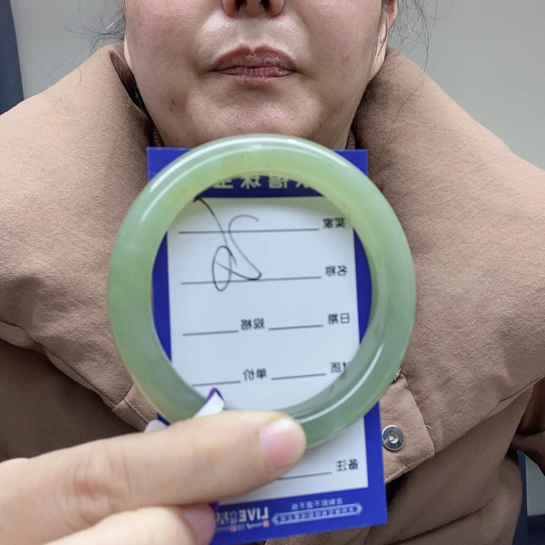 和田玉手镯未镶嵌默*