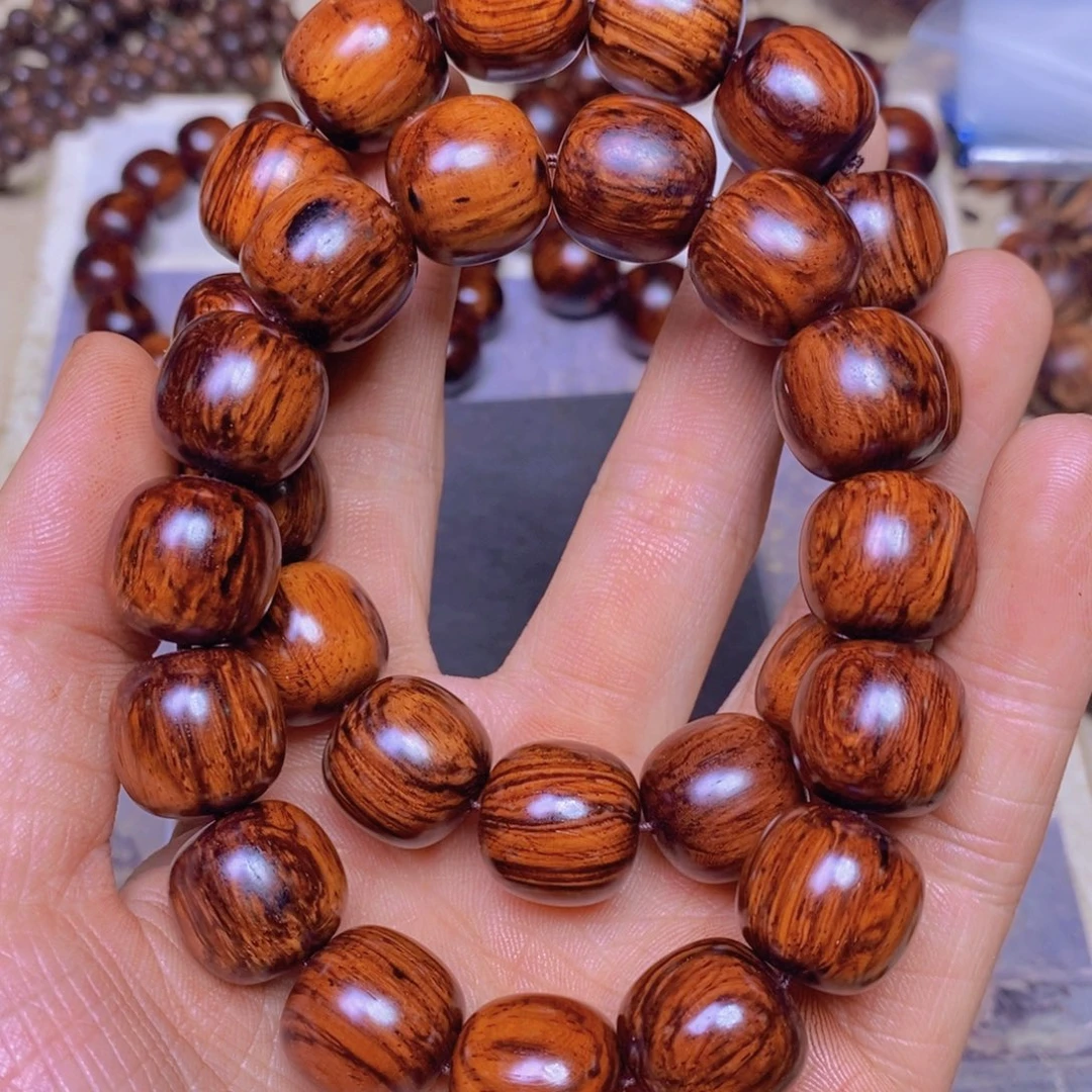 降真香手串/手链海南红降1516留疤43克福利