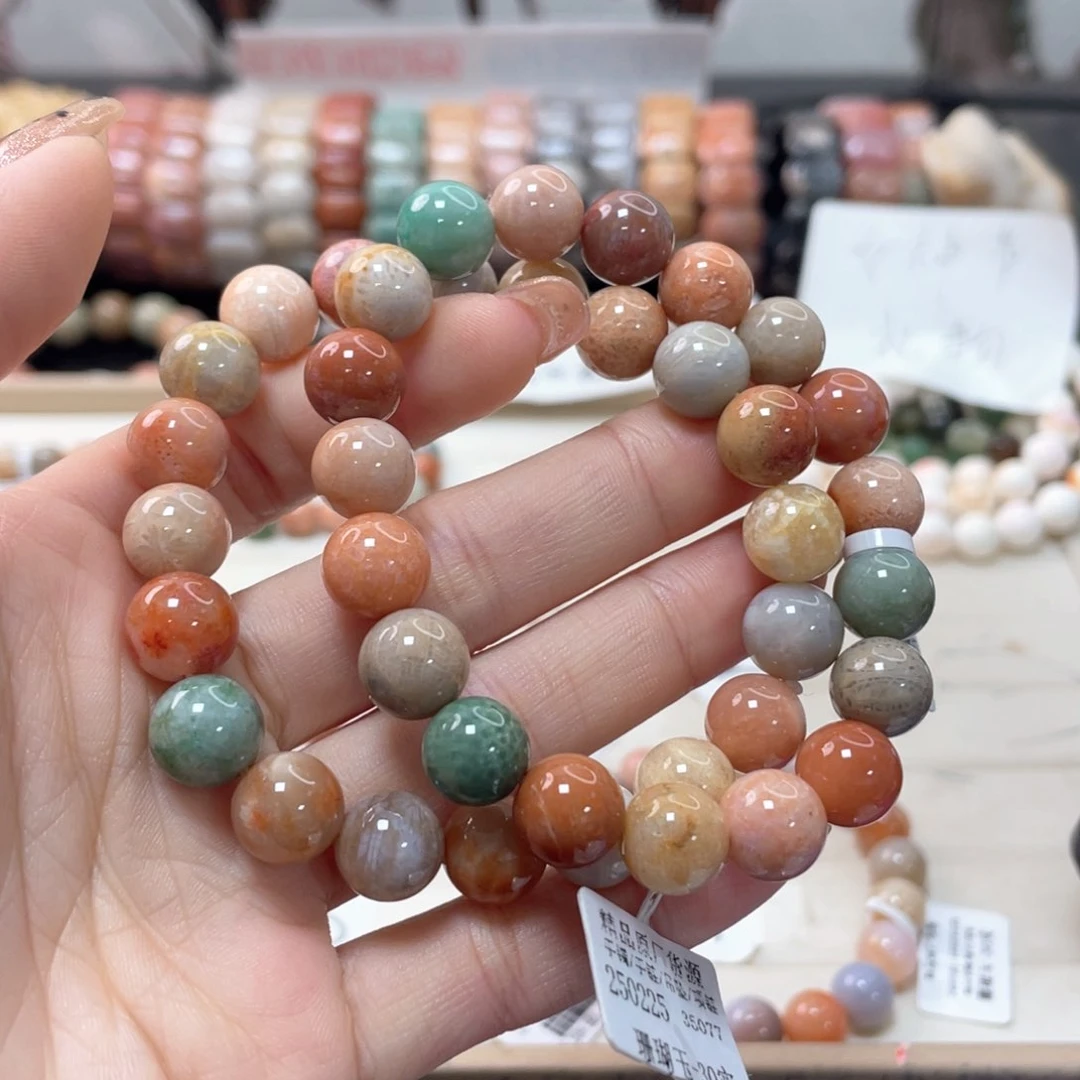 硅化珊瑚（珊瑚玉）手链未镶嵌勇***头639