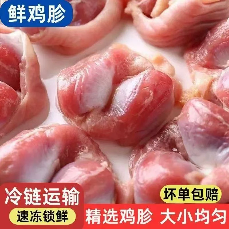 顺丰包邮 活体现杀拍4斤送1斤共发五斤鸡胗新鲜冷冻鸡胗鸡胃