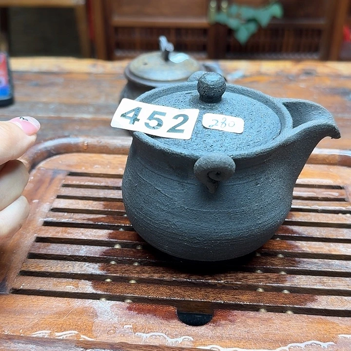 纯手工制作粗陶茶具