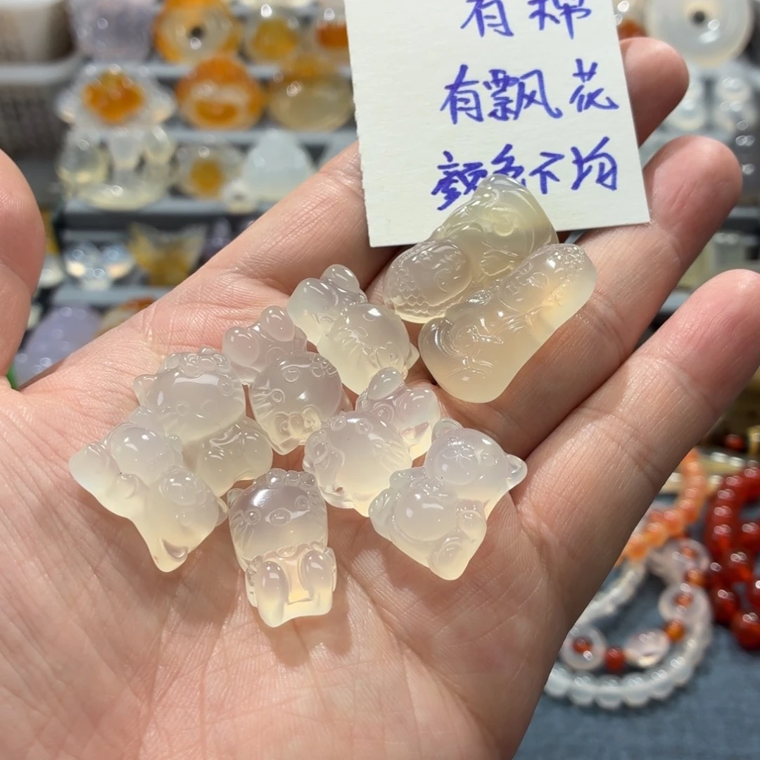 玛瑙/玉髓未镶嵌吊坠(不含链)