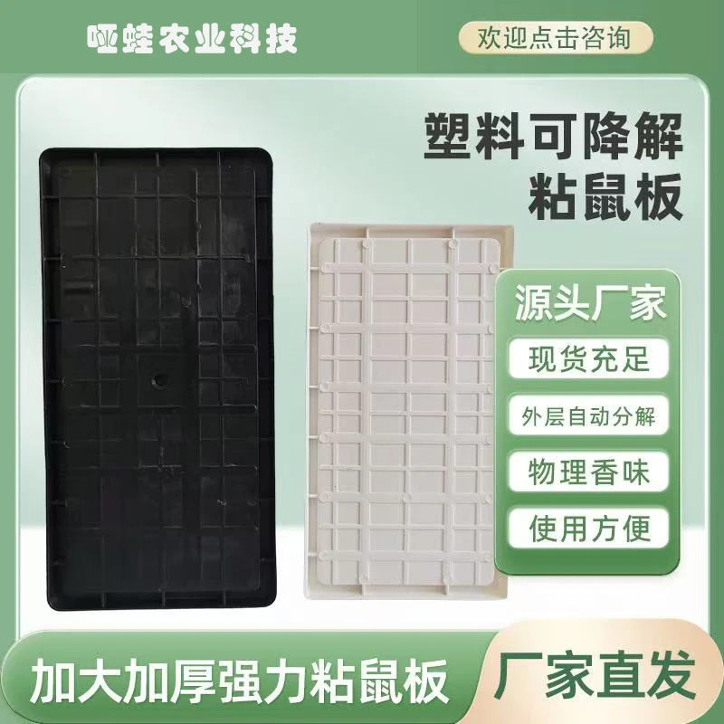 防水塑料粘鼠板防水白色大号外贸出口品质强力粘性加厚胶水