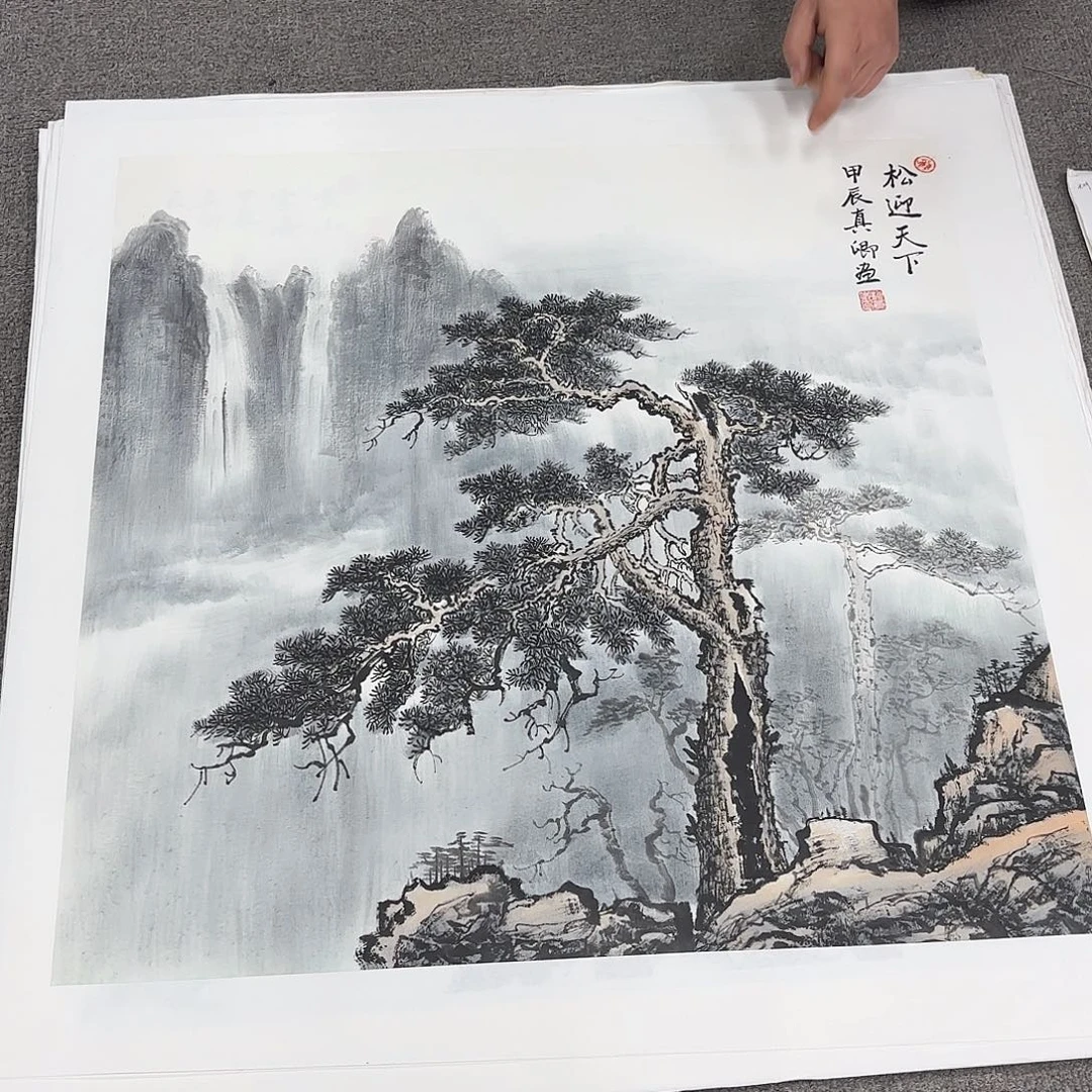 国画国画作品多次入选国内外