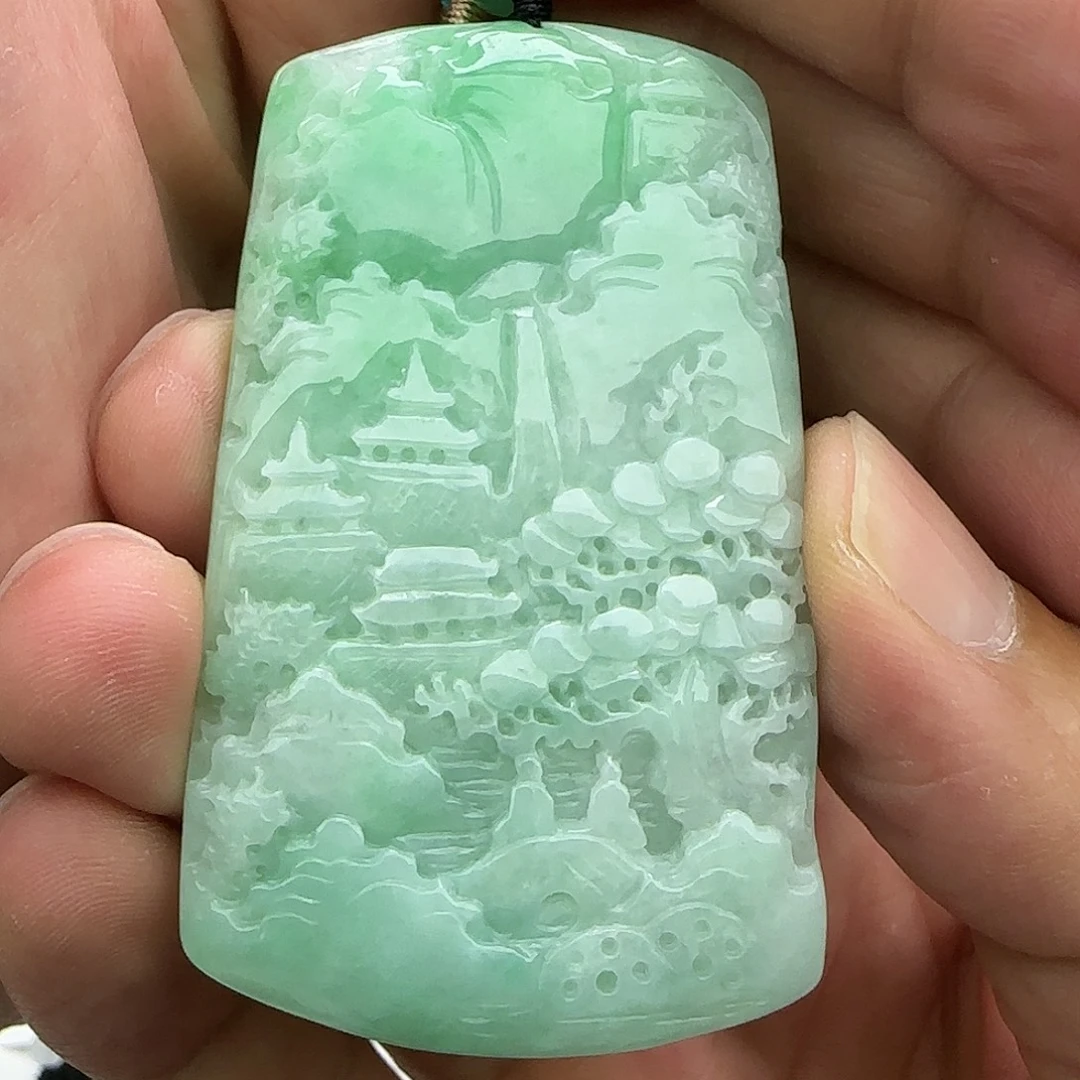 颈饰未镶嵌翡翠翡翠