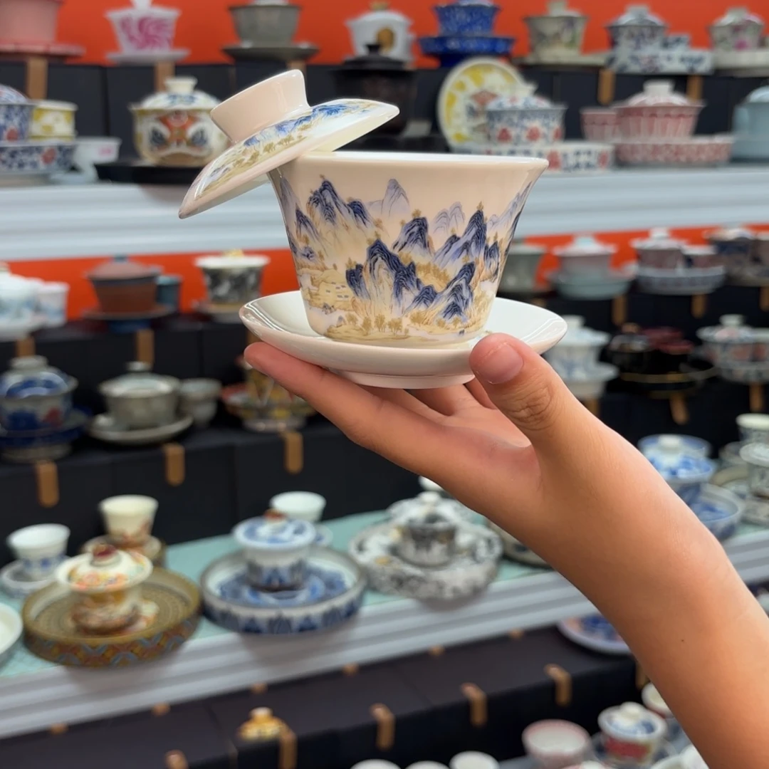 茶具也不用多拿盖碗