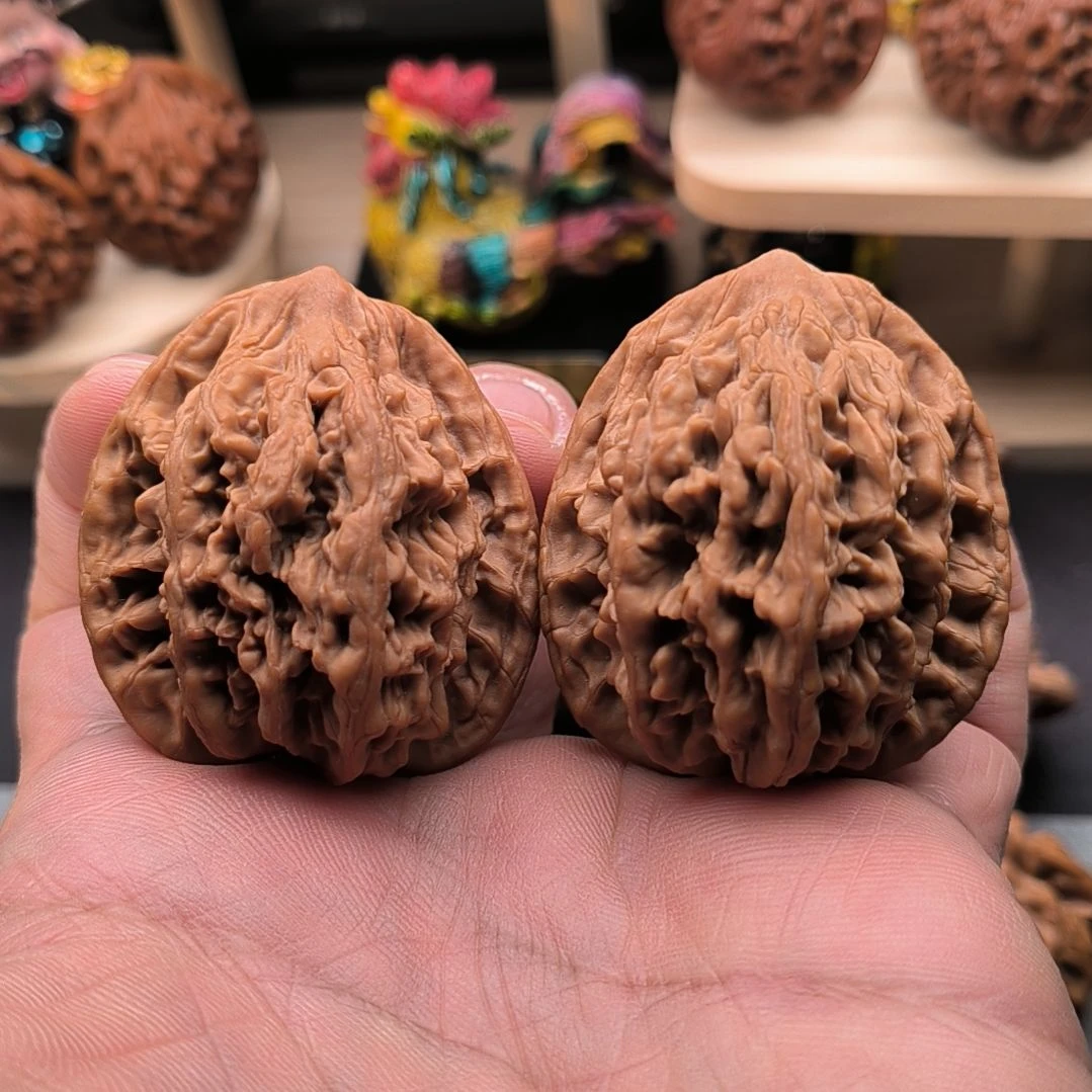 文玩核桃吊坠老树高桩麦穗虎头41尺46高