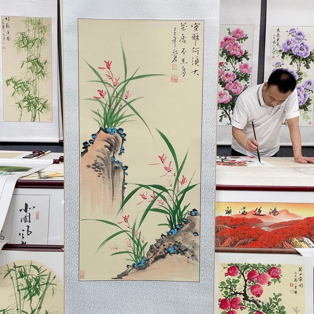 国画手绘画绘画作品