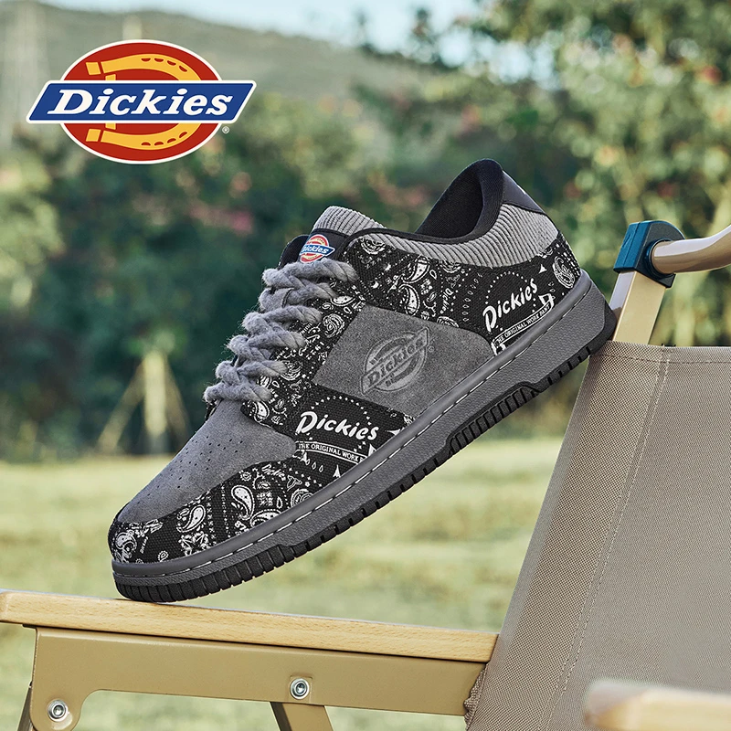 Dickies2025潮流百搭休闲男鞋时尚透气低帮鞋耐磨防滑休闲板鞋