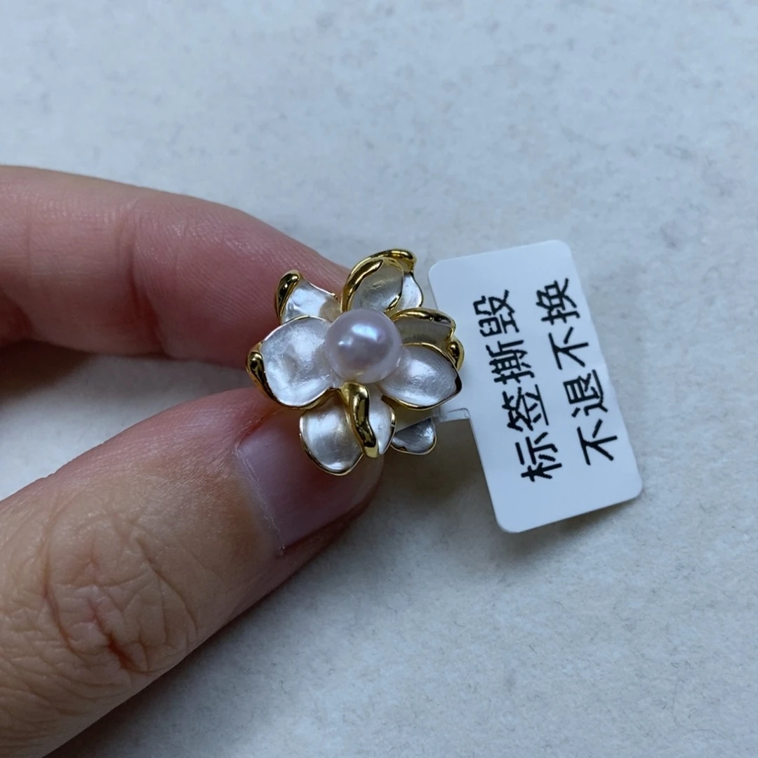 淡水珍珠胸针合金福利119