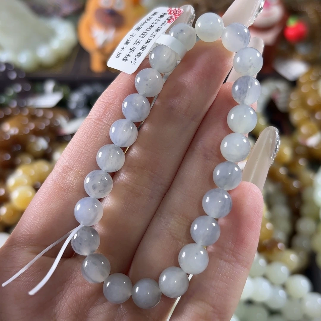 和田玉未镶嵌手链25