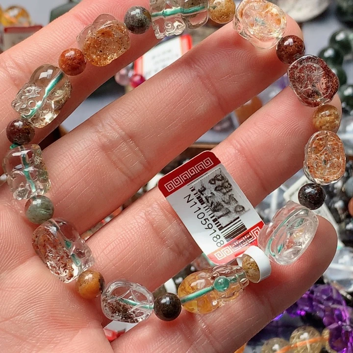 水晶手串未镶嵌天然