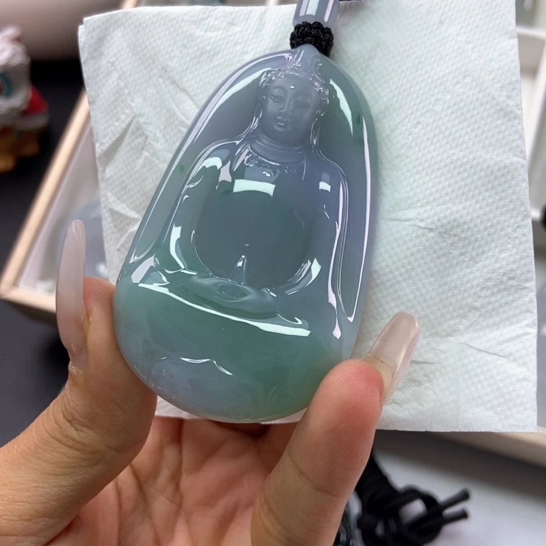 翡翠挂件未镶嵌马*学翡翠