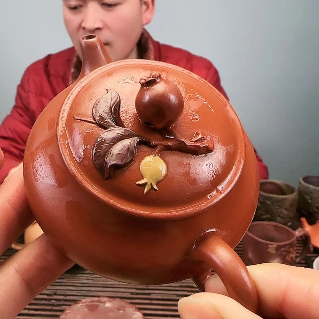 【闪购商品】紫砂茶杯瑕疵花泥明炉