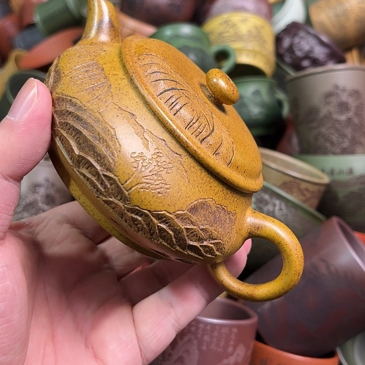 紫砂茶杯全手工紫砂主人杯