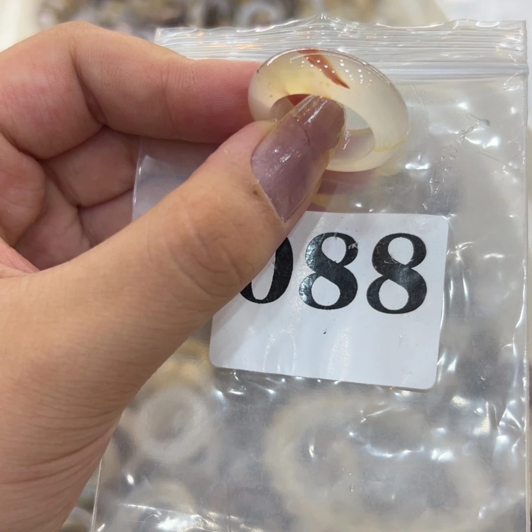 玛瑙/玉髓戒指合金88港17