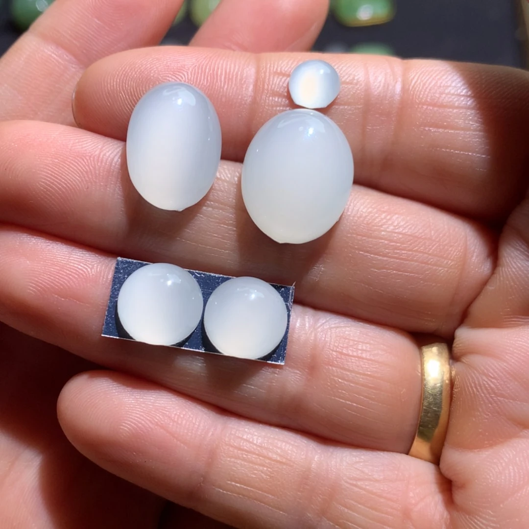 【闪购商品】和田玉珠宝半成品未镶嵌A****青