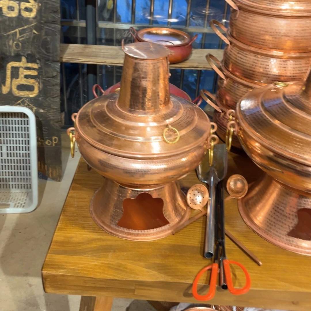 28碳火锅手工锻打工艺