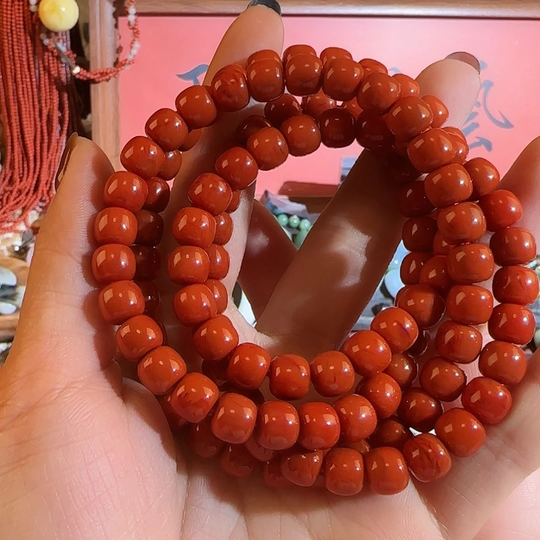 优***花南红玛瑙未镶嵌手链