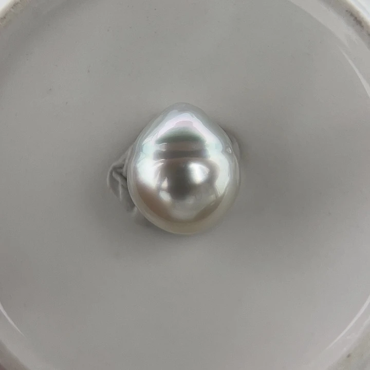 海水珍珠未镶嵌颈饰13-14mm 澳白 很亮很亮