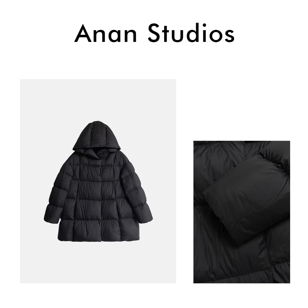 Anan Studios【泡芙系列】保暖连帽设计白鹅绒服 充绒量高 9635♥