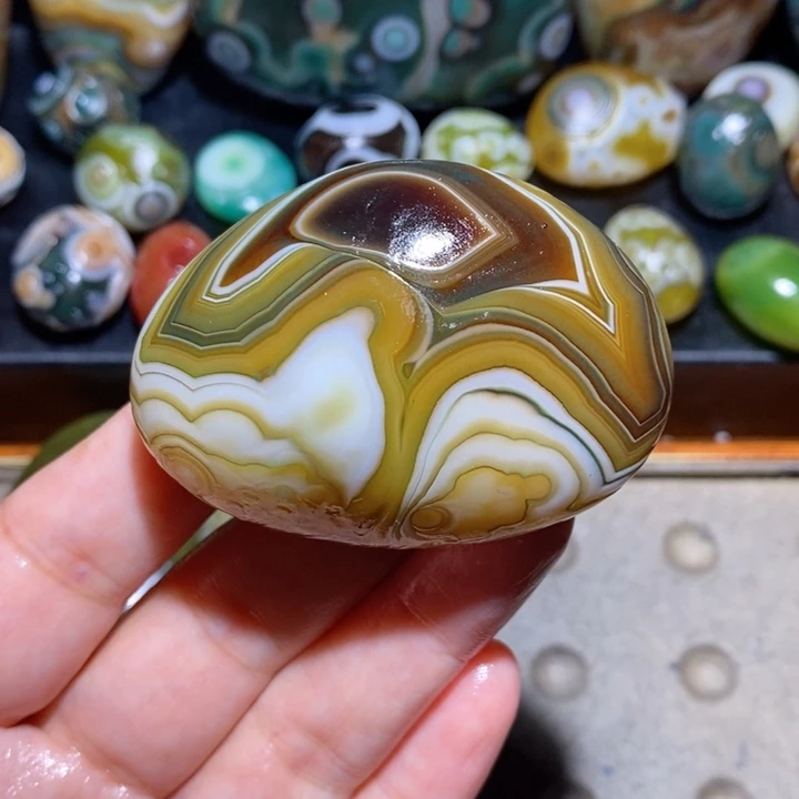 未镶嵌玛瑙/玉髓珠宝半成品134