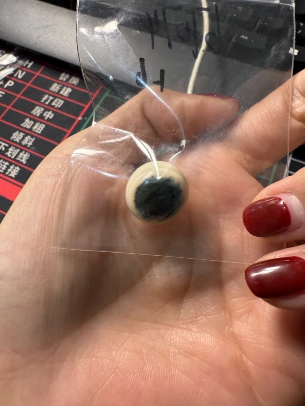 67074亚齐猛犸蓝眼睛单颗配饰