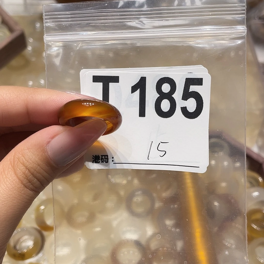 玛瑙/玉髓未镶嵌戒指185