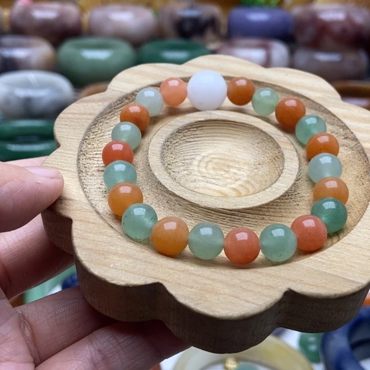 未镶嵌手镯石英质玉