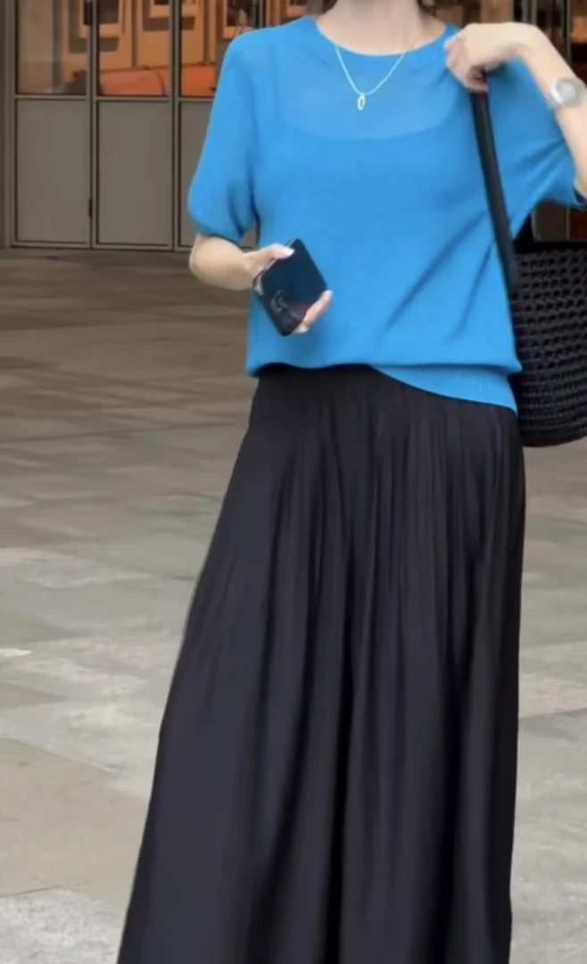 新款时尚气质百搭宽松遮肉休闲女装