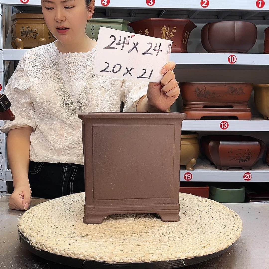 紫砂花盆紫砂花盆