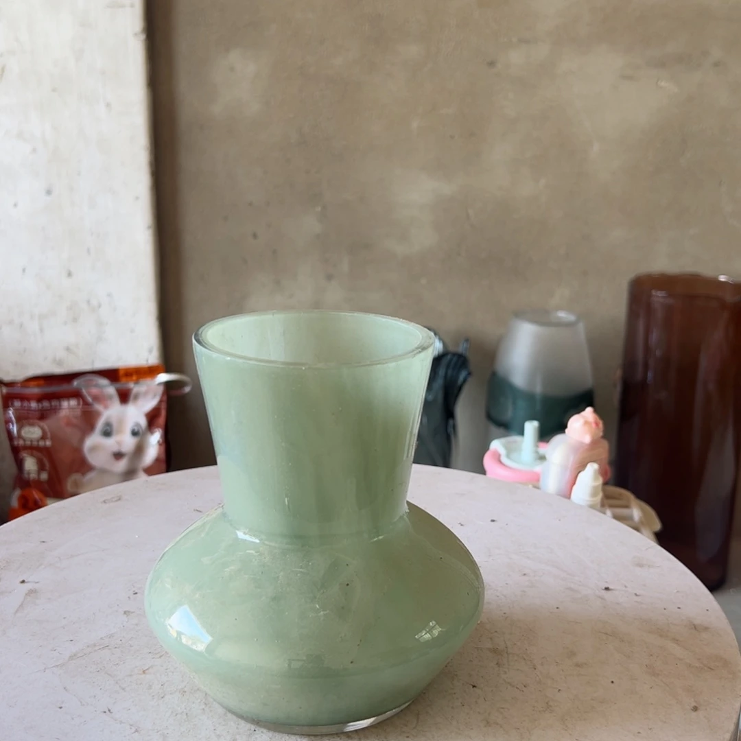 琉璃花器微瑕高度16