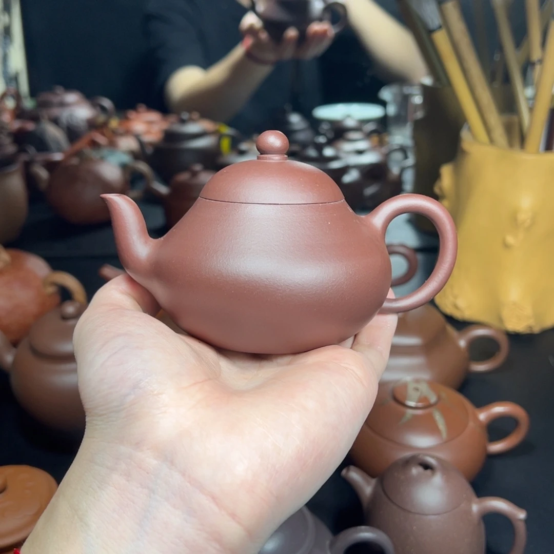 茶壶紫砂梨形 紫泥 170cc