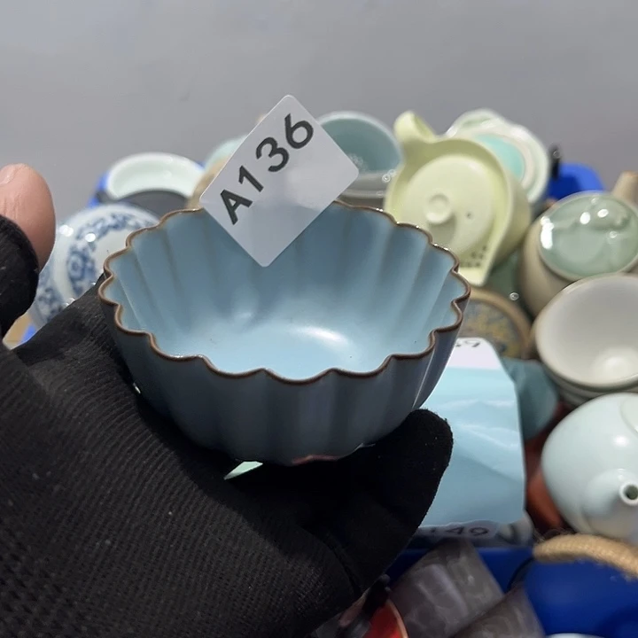 半***夏茶具默认微瑕瓷器、茶具、壶、摆件，介意勿拍