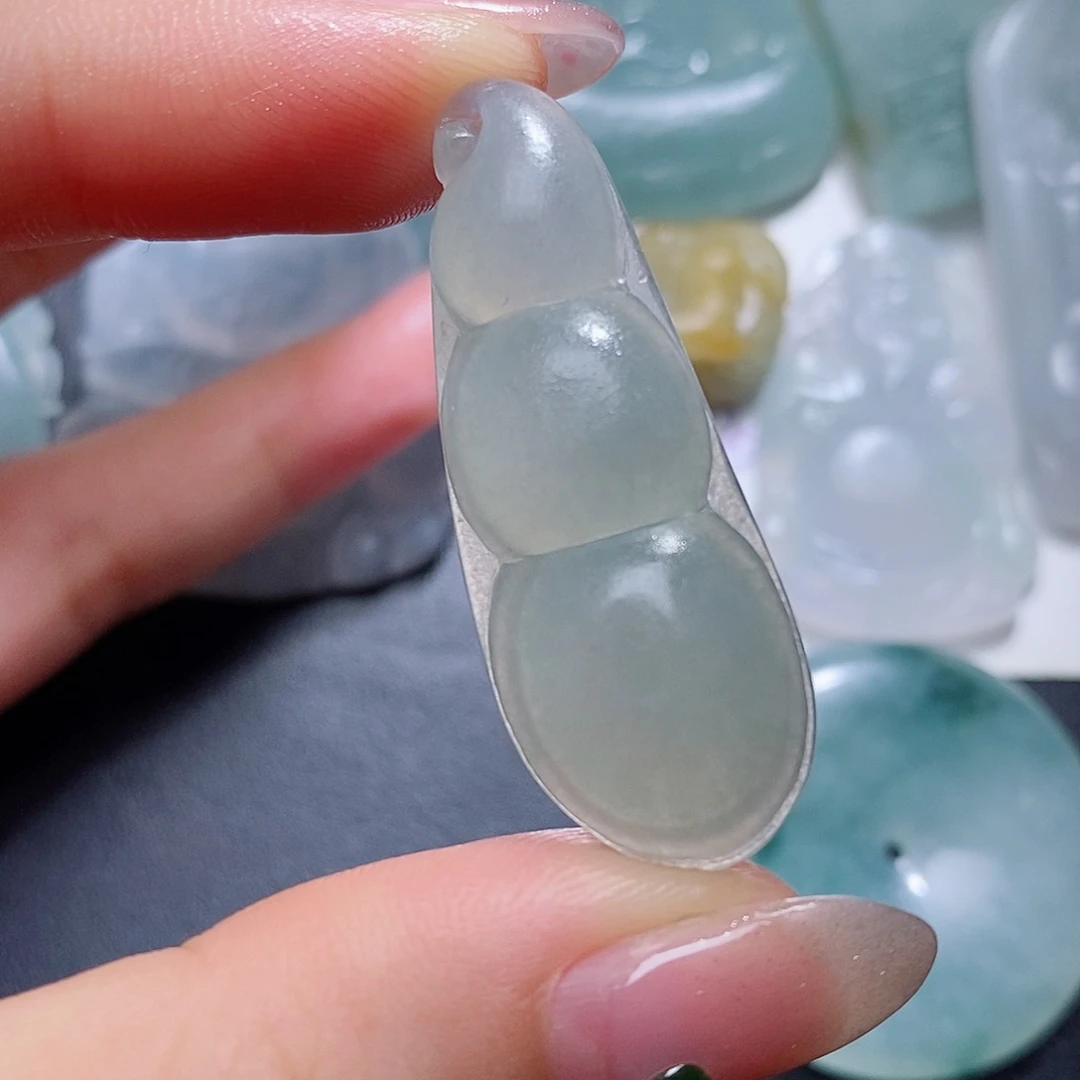定制翡翠未镶嵌毛货付款后联系客服确认抛光