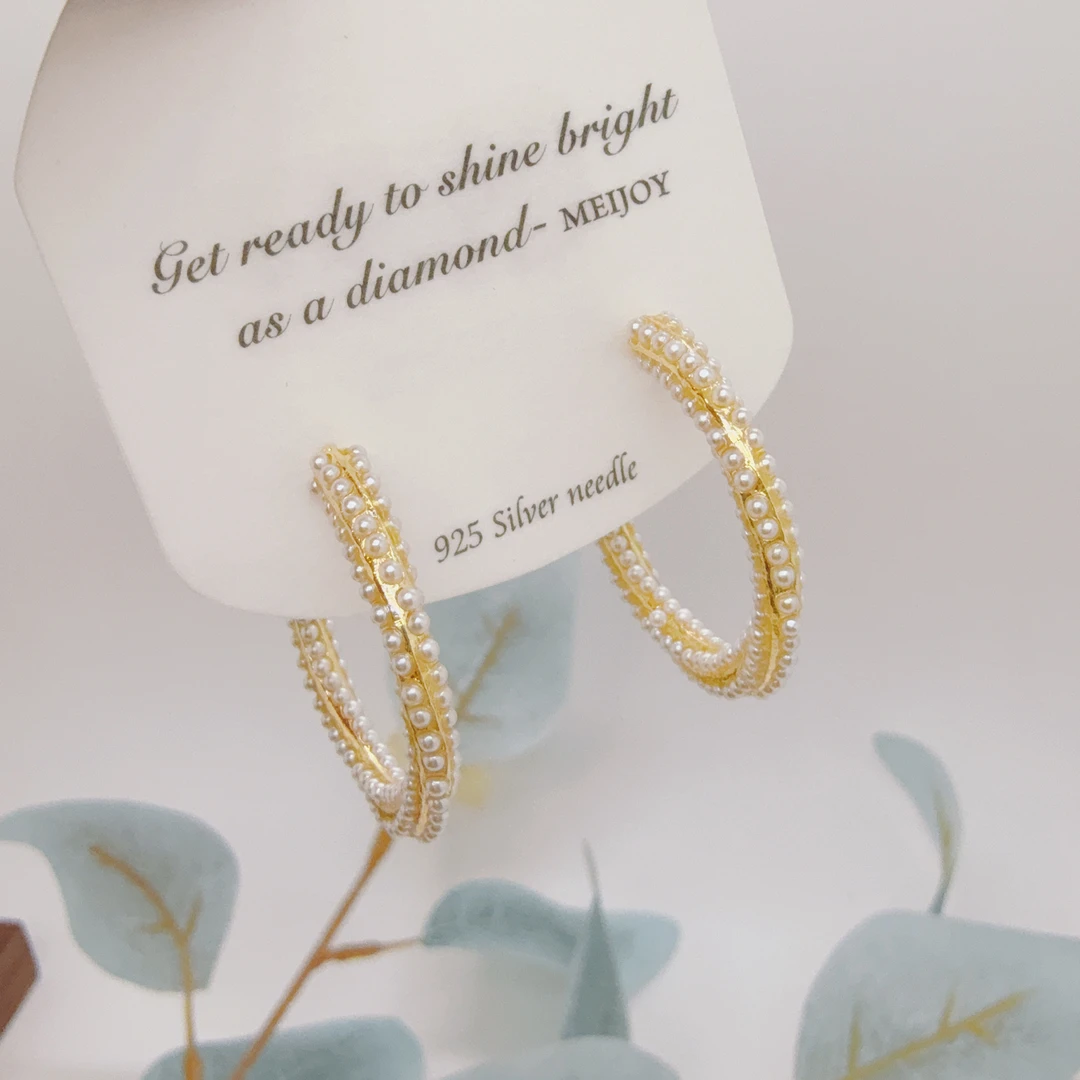 铜合金耳饰 气质轻奢百搭简约简约优雅精致网红设计师耳环F3163